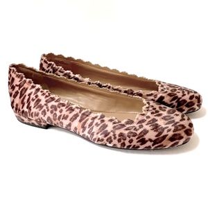 Crown & Ivy Venice Leopard Flats 8.5